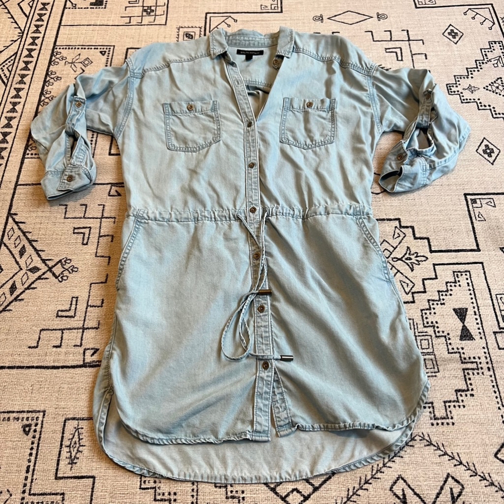 Banana Republic Blue Denim Dress XS